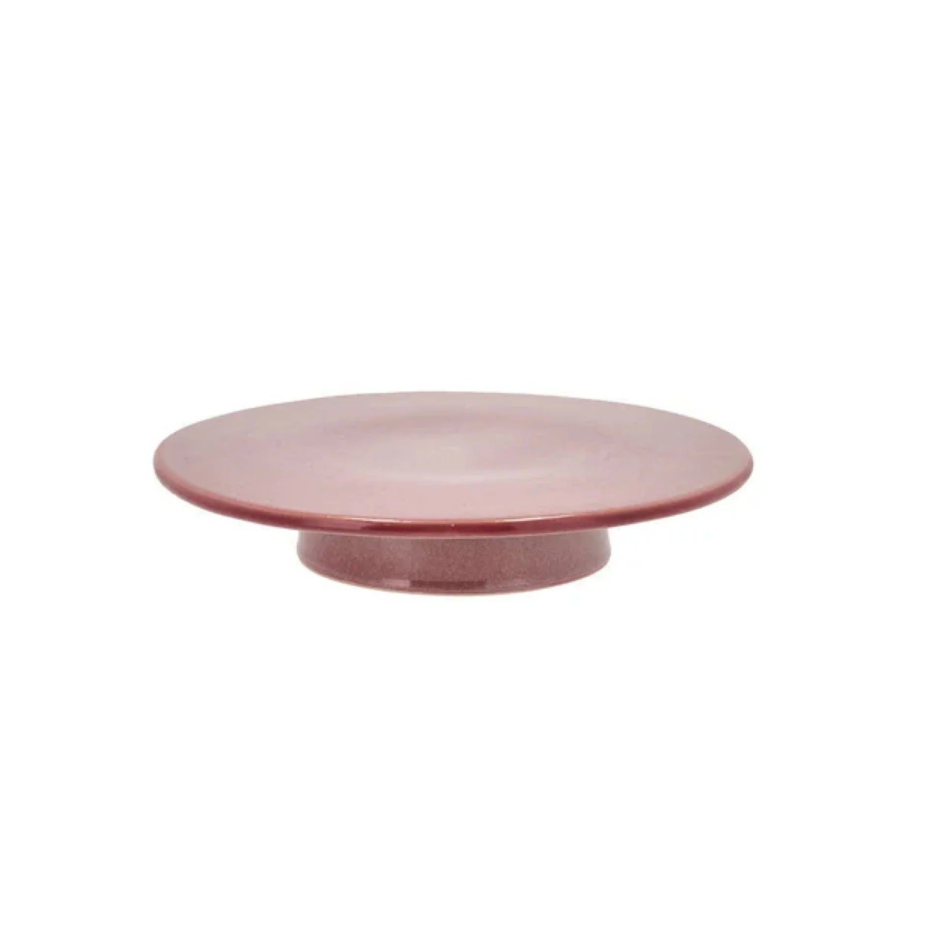 Bitz Living Stoneware Footed Cake Stand 30 cm Light Pink